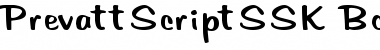 Download PrevattScriptSSK Font Download PrevattScriptSSK Font