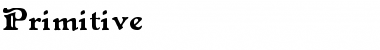 Download Primitive Font Download Primitive Font