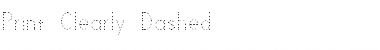Download Print Clearly Dashed Font Download Print Clearly Dashed Font