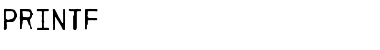 Download PRINTF Font Download PRINTF Font