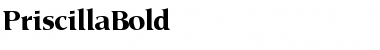 Download PriscillaBold Font Download PriscillaBold Font
