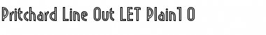 Download Pritchard Line Out LET Font Download Pritchard Line Out LET Font
