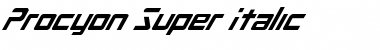 Download Procyon Super Italic Font Download Procyon Super Italic Font