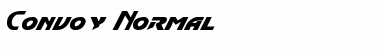 Download Convoy Font Download Convoy Font