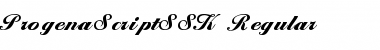 Download ProgenaScriptSSK Font Download ProgenaScriptSSK Font