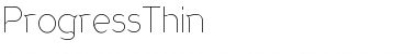Download ProgressThin Font Download ProgressThin Font