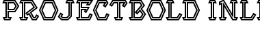 Download ProjectBold Inline Font Download ProjectBold Inline Font