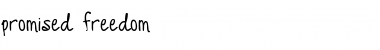 Download Promised Freedom Font Download Promised Freedom Font