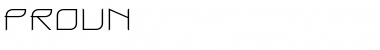 Download Proun Font Download Proun Font