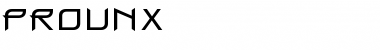 Download ProunX Font Download ProunX Font