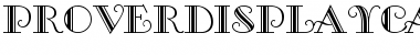 Download ProverDisplayCapsSSK Font Download ProverDisplayCapsSSK Font