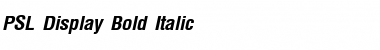 Download PSL-Display Font Download PSL-Display Font