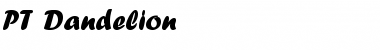 Download PT Dandelion Font Download PT Dandelion Font
