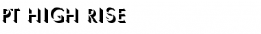Download PT High-rise Font Download PT High-rise Font