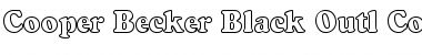 Download Cooper Becker Black Outl Cond Font Download Cooper Becker Black Outl Cond Font