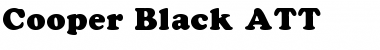 Download Cooper Black ATT Font Download Cooper Black ATT Font