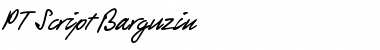 Download PT Script Barguzin Font Download PT Script Barguzin Font
