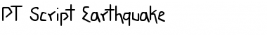 Download PT Script Earthquake Font Download PT Script Earthquake Font