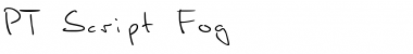 Download PT Script Fog Font Download PT Script Fog Font