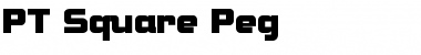 Download PT Square Peg Font Download PT Square Peg Font