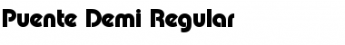 Download Puente-Demi Font Download Puente-Demi Font
