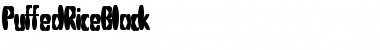Download PuffedRiceBlack Font Download PuffedRiceBlack Font