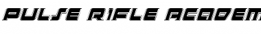 Download Pulse Rifle Academy Italic Font Download Pulse Rifle Academy Italic Font