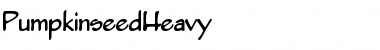 Download PumpkinseedHeavy Font Download PumpkinseedHeavy Font