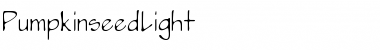 Download PumpkinseedLight Font Download PumpkinseedLight Font