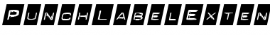 Download PunchLabelExtended Font Download PunchLabelExtended Font