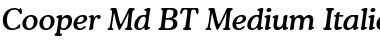 Download Cooper Md BT Font Download Cooper Md BT Font