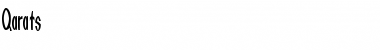 Download Qarats Font Download Qarats Font