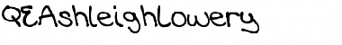 Download QEAshleighLowery Font Download QEAshleighLowery Font