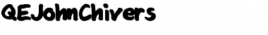 Download QEJohnChiver Font Download QEJohnChiver Font
