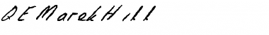 Download QEMarekHil Font Download QEMarekHil Font