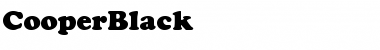 Download CooperBlack Font Download CooperBlack Font