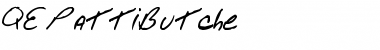 Download QEPatriciaButcheck Font Download QEPatriciaButcheck Font