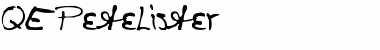 Download QEPeteLister Font Download QEPeteLister Font