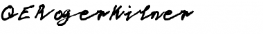 Download QERogerKilne Font Download QERogerKilne Font