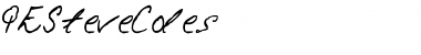 Download QESteveColes Font Download QESteveColes Font