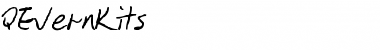 Download QEVernKits Font Download QEVernKits Font