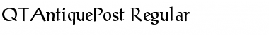 Download QTAntiquePost Font Download QTAntiquePost Font