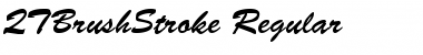 Download QTBrushStroke Font Download QTBrushStroke Font