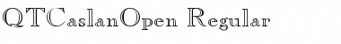 Download QTCaslanOpen Font Download QTCaslanOpen Font