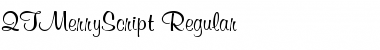 Download QTMerryScript Font Download QTMerryScript Font