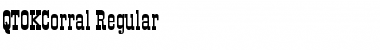 Download QTOKCorral Font Download QTOKCorral Font
