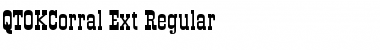 Download QTOKCorral-Ext Font Download QTOKCorral-Ext Font