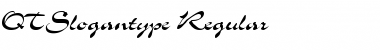 Download QTSlogantype Font Download QTSlogantype Font