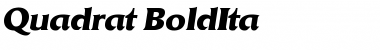 Download Quadrat-BoldIta Font Download Quadrat-BoldIta Font