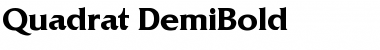 Download Quadrat-DemiBold Font Download Quadrat-DemiBold Font